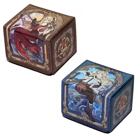 Yugioh Cartesia & Ecclesia Virtuous Deck Box Yu-Gi-Oh! OCG TCG PTCG Trading Card Storage Box Pu Leat