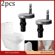 [COLORHM]2x Toilet Seat Hinges Top Close Soft Release Quick Fitting Heavy Duty Hinge