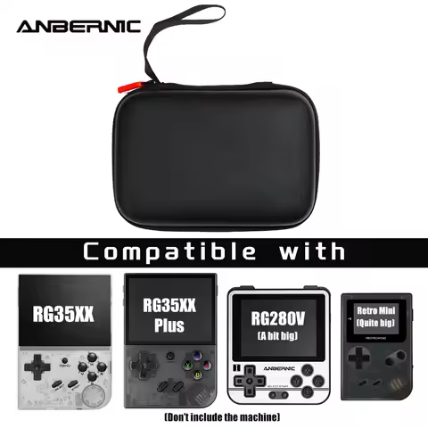 Anbernic Travel Case Compatible With RG35XX/RG35XX PLUS/RG280V Protective Carrying Bag