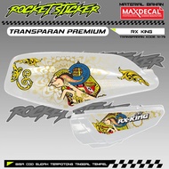 RX KING Striping, WAYANG Variation, RX KING UV TRANSPARENT Sticker, CODE N-79, PREMIUM MAXDECAL MATE