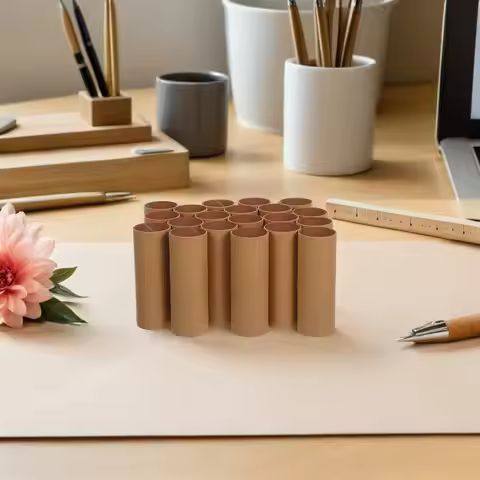 30Pcs Round Craft Cardboard Tubes 4.32x1.57 Inches DIY Empty Toilet Paper Rolls School Classroom Art