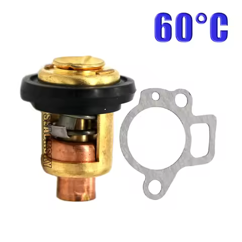 Thermostat 66M-12411-00 6G8-12411 and Gasket 62Y-12411-A1 for YAMAHA 4 stroke 2.5HP 4HP 8HP 15HP 30H