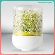 Amagogo Countertop Reusable Bean Sprouts Maker Bean Plants Sprouting System Seeds Container Bean Sprouts Machine for Wheatgrass