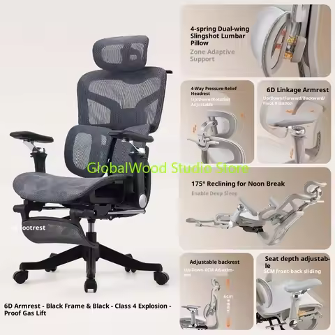 Ergonomic chair Desk Gaming Magalu Home Office Armchairs Ergonomic Armchair Furniture Sihoo Pulley D