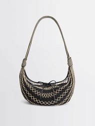 Lemaire Filt weaved Bag全新正品網兜牛角包