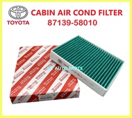 Toyota Alphard AGH30 Vellfire GGH30 Altis Hilux Camry Vios 2017 CARBON Aircond Filter Cabin Air Filt