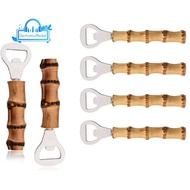 Bamboo Handle Bottle Opener Beer Bottle Opener Stainless Steel Beer Bottle Opener
