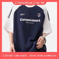 【✅READY STOCK🇲🇾】400gsm 100% Cotton Unisex Oversized T-shirt plus size Couple Tees baju lelaki现货纯棉重磅宽