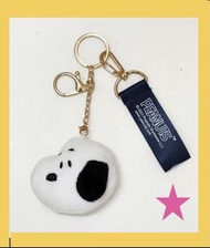 史路比 Snoopy 呆萌臉吊飾 鎖匙扣 台灣正版