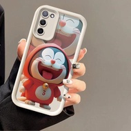 เคส A02s โทรศัพท์มือถือแบบนิ่มปลอกสำหรับ Samsung กาแล็คซี่เคสโทรศัพท์สีดำฝาครอบกันกระแทกซิลิโคน TPU