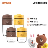 Joyoung (Line Friends) Portable Coffee Cup With Straw/Milk Tea Cup /600ml/400ml