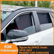 Car Sunshade for Volkswagen VW Tiguan ALLSPACE 7seats 2016-2023 Front Windshield Rear Side Window Su