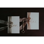 Wedding Vows Hand Card/ Marriage oath card