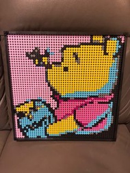 Winne the Pooh DIY LEGO 可以用31197 做Pooh Pooh DIY LEGO 重製品 馬賽克 禮物 情人節禮物  砌圖 砌積木