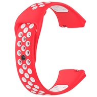 สายรัดข้อมือซิลิโคนสองสีที่มีรูพรุนสำหรับ Redmi Watch 3 Active