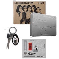(早鳥價) LE SSERAFIM 第五迷你專輯 Lesserafim 5th Mini Album ’HOT‘ (TIN CASE ver.) | weverse團 Lesserafim 專輯周邊k