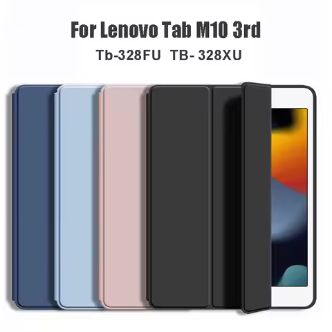 For Lenovo Tab M10 3rd Gen 10.1 Case TB-328FU TB-328XU 2022 Cover Magnetic Tri-Fold Stand Funda tab 
