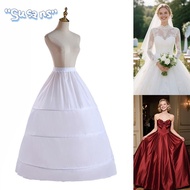 SUSANS Flowy White Hoop Skirt - Petticoat/Crinoline for Dresses