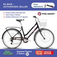Polygon Lovina 26" - Sepeda Keranjang Polygon CTB 2021