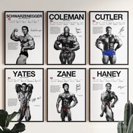 Mr. Olympia Bodybuilding Legend Poster Art Print Bodybuilder Canvas Painting Modern Motivational Stu