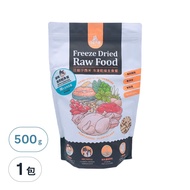 汪喵星球 貓咪冷凍乾燥生食餐  鮭魚雞肉  500g  1包