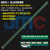 Backlight TV LG 65 Inch 65UF670T 65UF850V 65UF8500 6916L 2183A 2184A 2116A 2117A