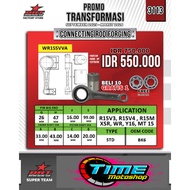 STANG SEHER PISTON CONROD BRT WR 155 / R15 VVA V3 / R15 V4 / R15M / XSR / MT15 / Y16 VVA FORGED FOR 