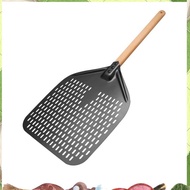 Pizza Peel,Perforated Pizza Shovel,Rectangular Pizza Turning Spatula with Detachable,For 12-Inch Piz