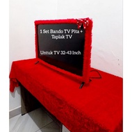 LED TV Headband Ribbon size 32-43 Inch JUMBO 43 Inch LED Ribbon TV Headband TV Tablecloth + JUMBO Ri