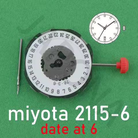 2115 movement Miyota 2115-6 quartz movement japan movement Standard movement with date display 2115 