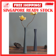 Floor Vase Tall Ceramic Vases Skinny Long Matt Vase Flower Vase For Pampas Grass Modern Minimalist Style Home Decor