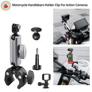 Motorcycle Handlebars Holder Clip Gimbal Adapter Frame for DJI Osmo Pocket 3  /Gopro 12/DJI Action/ Insta360 Ace Pro Camera