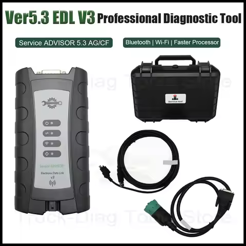 EDL V3 Diagnostic Tool for John Deere with Service ADVISOR 5.3 – AG/CF Support, Bluetooth & Wi-Fi Of