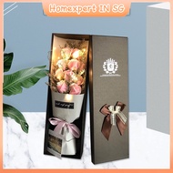 [SG] Romantic 11 Rose Flower Bouquet Valentine’s Birthday Anniversary Teacher's Day Gift Surprise With Gift Box With Light