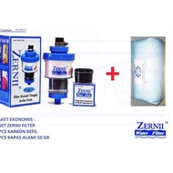 <ZERNII Water FILTER COMBO1B 1F1C1K50 Economic Water FILTER 1F1C1C1K K50 - Blue