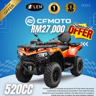 TOP BRAND ATV CFMOTO 520L NEW BRAND COD 1 MALAYSIA
