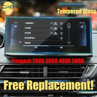 Peugeot 10inch Tempered glass screen protector film For Peugeot 2008 3008 4008 5008 2023 2022 2021 2