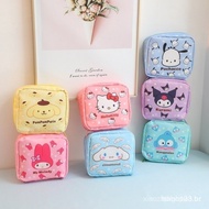 Fufu Sanrio Hello Kitty Large Capacity Portable Travel Bag for Women's Sanitary Pads My Melody Cinna