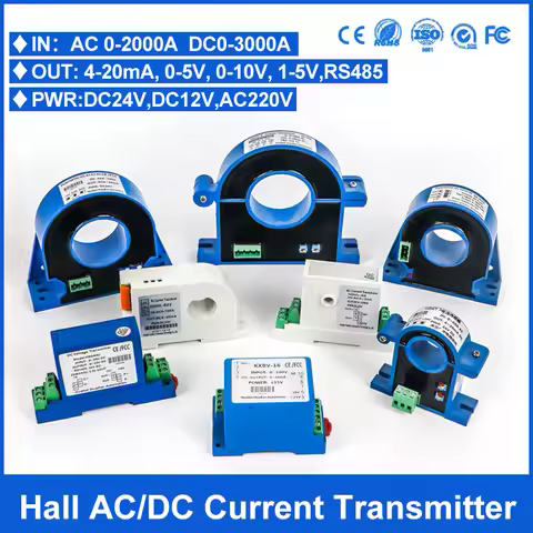 100A 200A 300A 400A AC/DC Open Type Current Transformer CT Current Transmitter