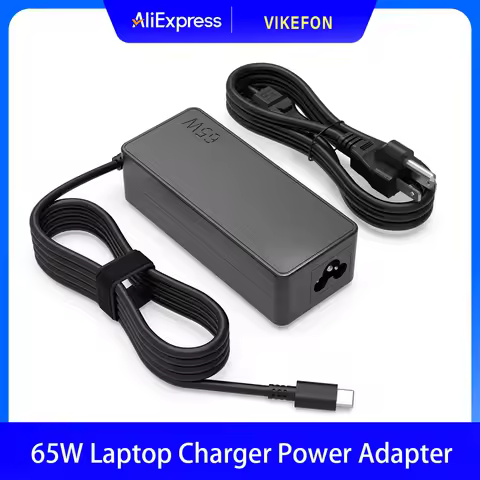 VIKEFON 65W USB C Laptop Charger Power Adapter for Lenovo ThinkPad,Hp,Chromebook,Yoga,Dell, ASUS,Ace
