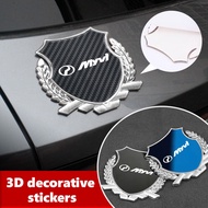 Metal Car Stickers 3D Personality Creative Shielding Scratches Car Logo Stickers Decorations G4W6 Fo