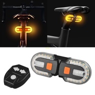 youn Bike Taillight USB Rechargeable Bike Front Rear Light Bike Turn Signal Light