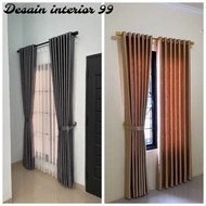 Premium blackout curtains 14 holes 7 waves