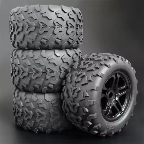 Tires With Wheel T3010 160mm Fit RC HPI Savage Flux 1:8 Truck