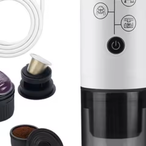 2-in-1 Coffee Brewing Machine Multifunctional Electric Espresso Coffee Machine Wireless Coffee Maker