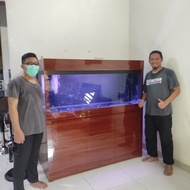 Dijual Aquarium dan Lemari 150x60x70 Minimalis Diskon