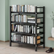 Thickened Steel Book Shelf Bookcase Floor-to-Wall Special Clearance Supermarket Kitchen Shelf Student Only Books