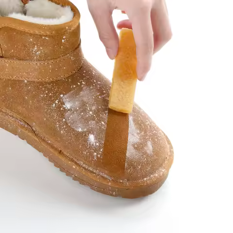 1PC Cleaning Eraser Suede Sheepskin Matte Leather Fabric Care Shoes Care Leather Cleaner White Shoe 