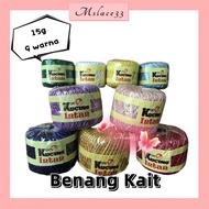 Benang emas/ Benang Kait/Cap Kuching Intan/Benang Emas Sulaman/ Gold Cross-stitch Thread