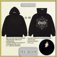 ۞ ▪ ◐ TEEBONE - 2NE1 'LOGO' WELCOME BACK CONCERT HOODIE TOUR MERCH